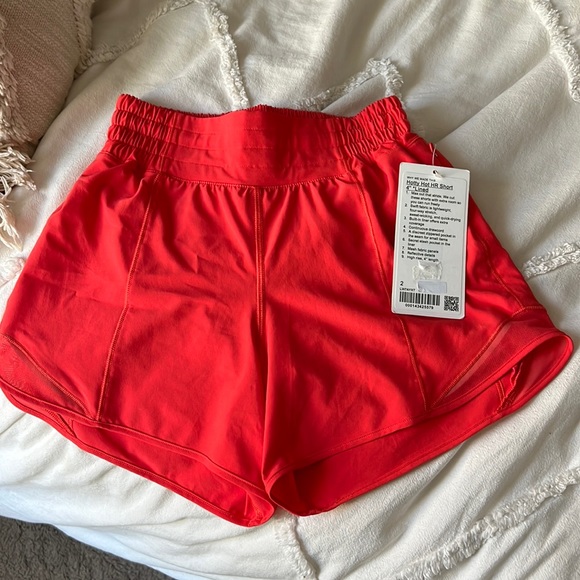 lululemon athletica Shorts Hotty Hot Lowrise Lined Short 4 Poshmark
